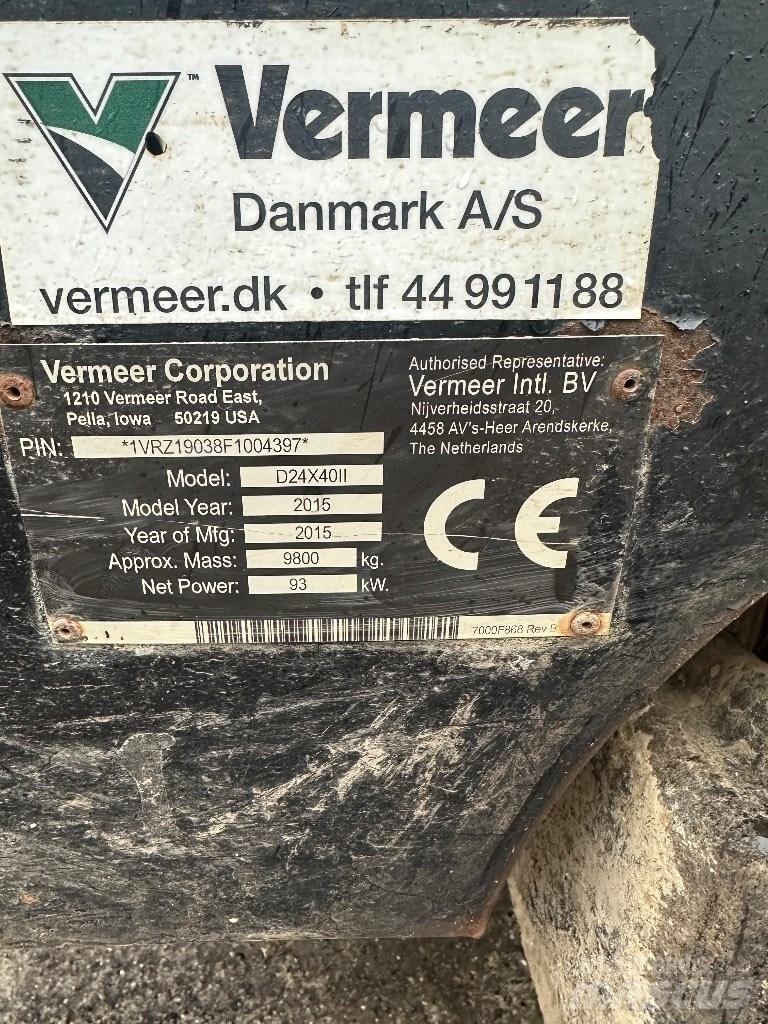 Vermeer D24x40II Instalatii de foraj orizontal