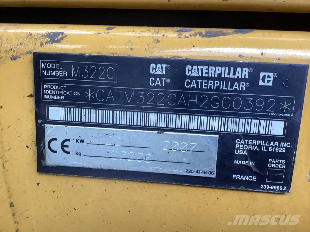 CAT M 322 C MH Paleta de manipulare