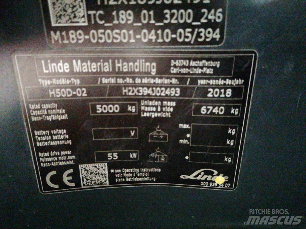 Linde H50D-02 Stivuitor diesel