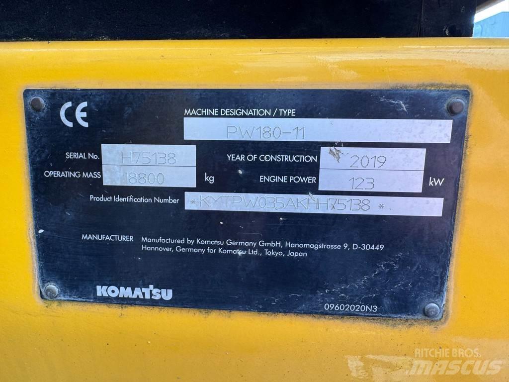Komatsu PW180-11 Excavatoare cu roti