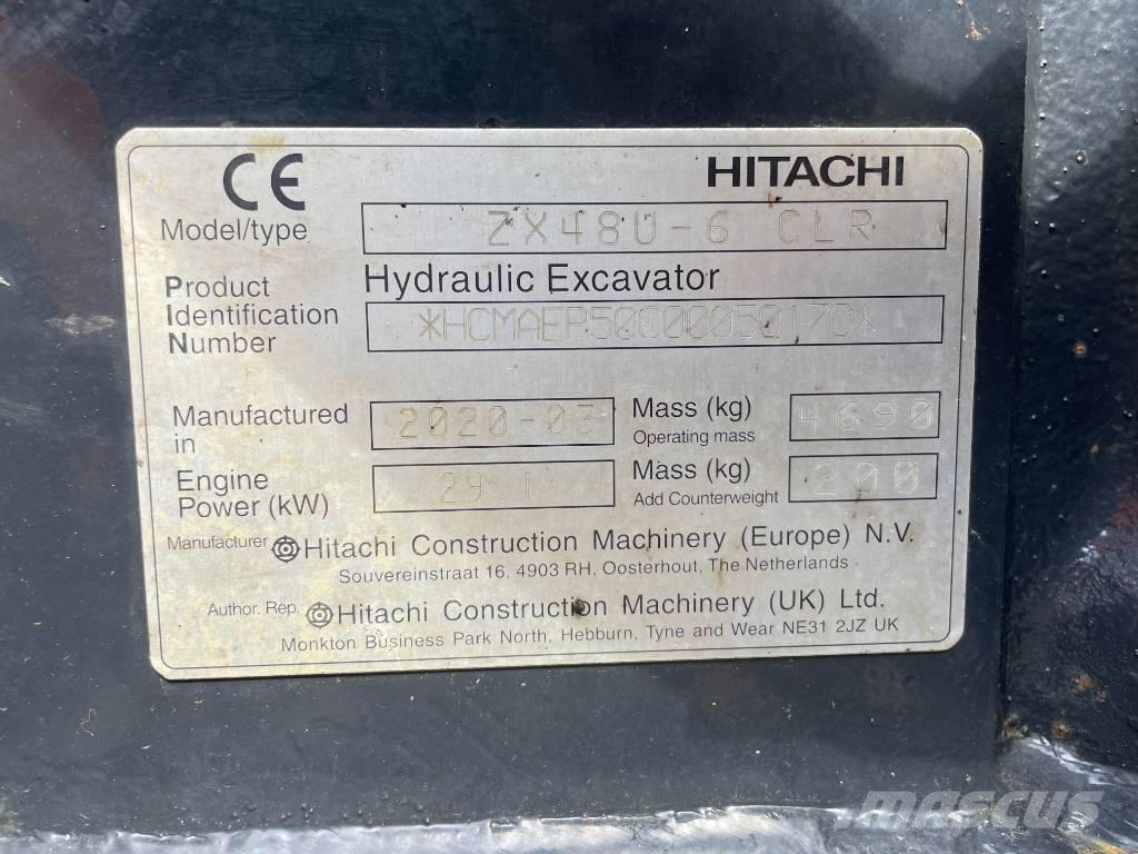 Hitachi ZX 48 U-6 Mini excavatoare < 7t