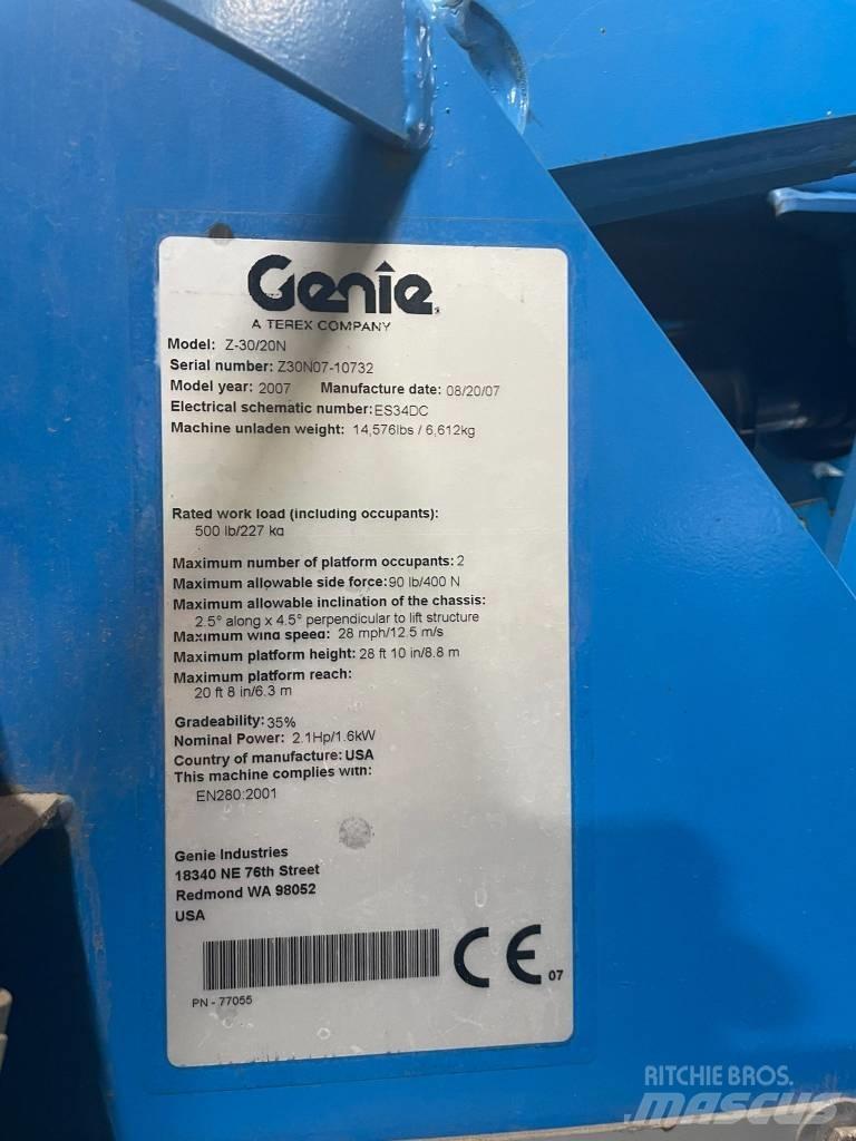 Genie Z 30/20 N RJ Nacele cu brat articulat