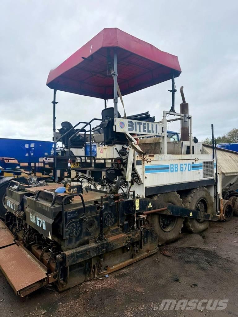 Bitelli BB 670 Pavatoare asfalt