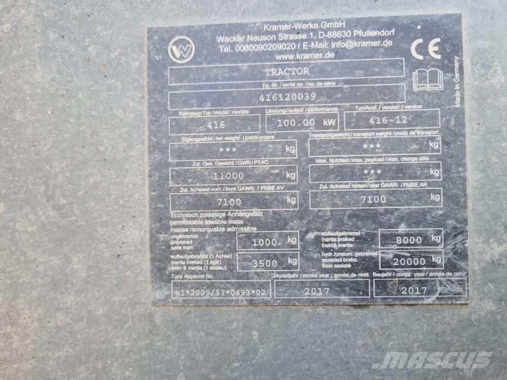 Kramer KT 447 Stivuitoare telescopice