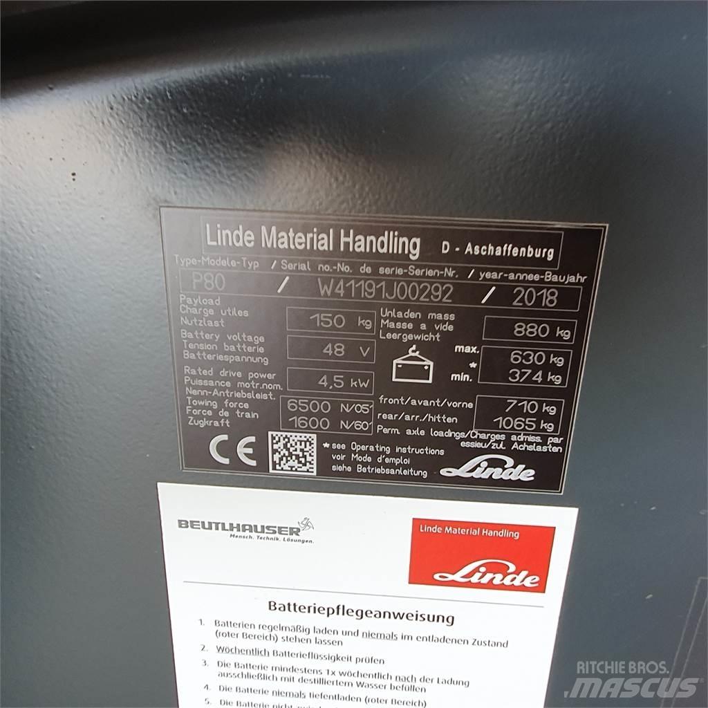 Linde P80 Camioane de tractiune