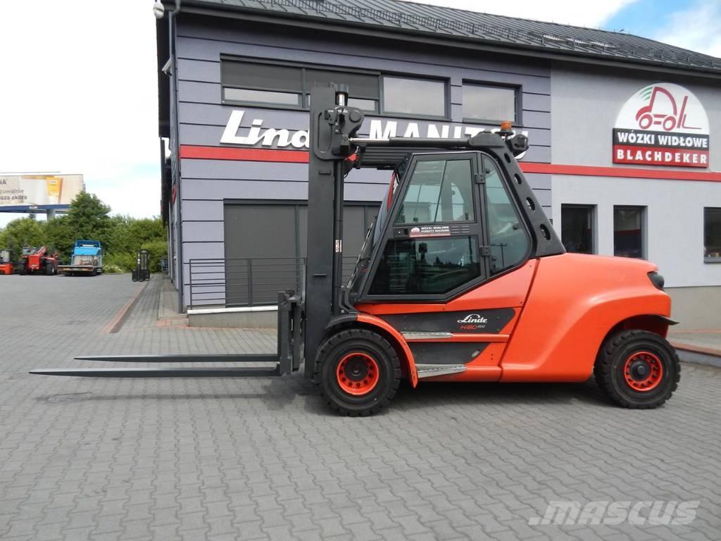 Linde H80D-03/1100 Stivuitor diesel