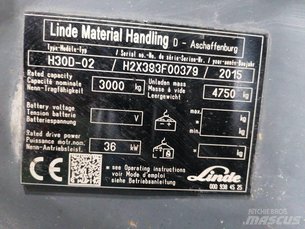 Linde H30D-02 Stivuitor diesel