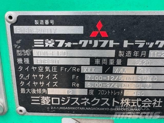 Mitsubishi FD 18 Stivuitor diesel