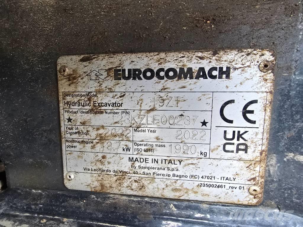 Eurocomach 19 ZT Mini excavatoare < 7t