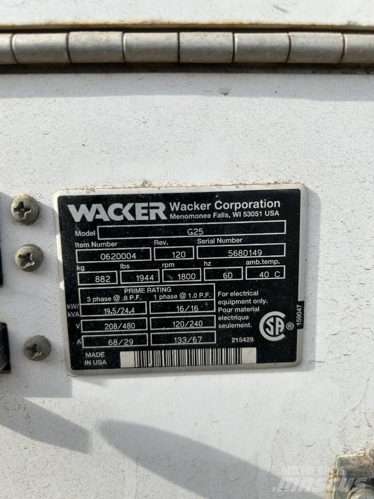 Wacker Neuson G 25 Generatoare Diesel
