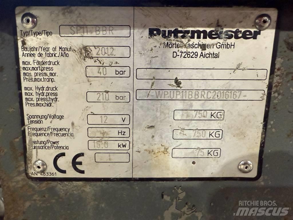 Putzmeister SP 11 Mixere beton/mortar