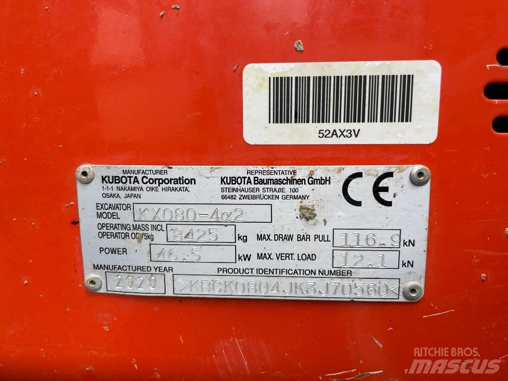 Kubota KX 080-4 Excavatoare 7t - 12t