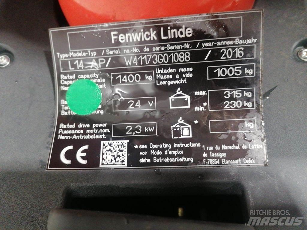 Linde L14AP Transpaleta manuala