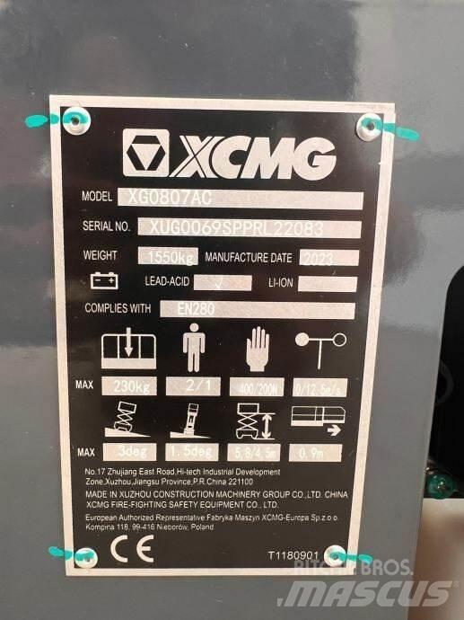 XCMG XG0807AC Platforme foarfeca