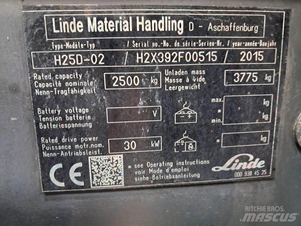 Linde H25D-02 Stivuitor diesel