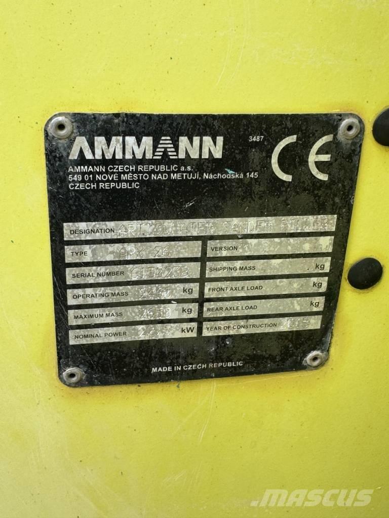 Ammann ARX 26 Cilindri compactori dubli
