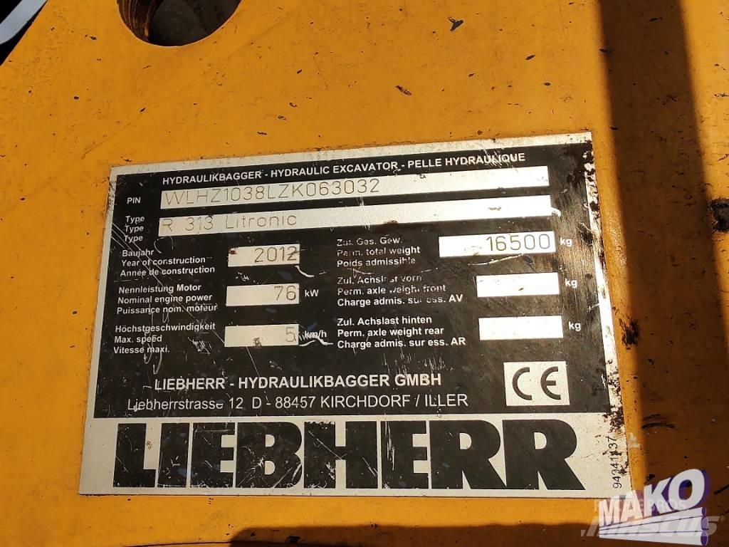 Liebherr R 313 Excavatoare pe șenile
