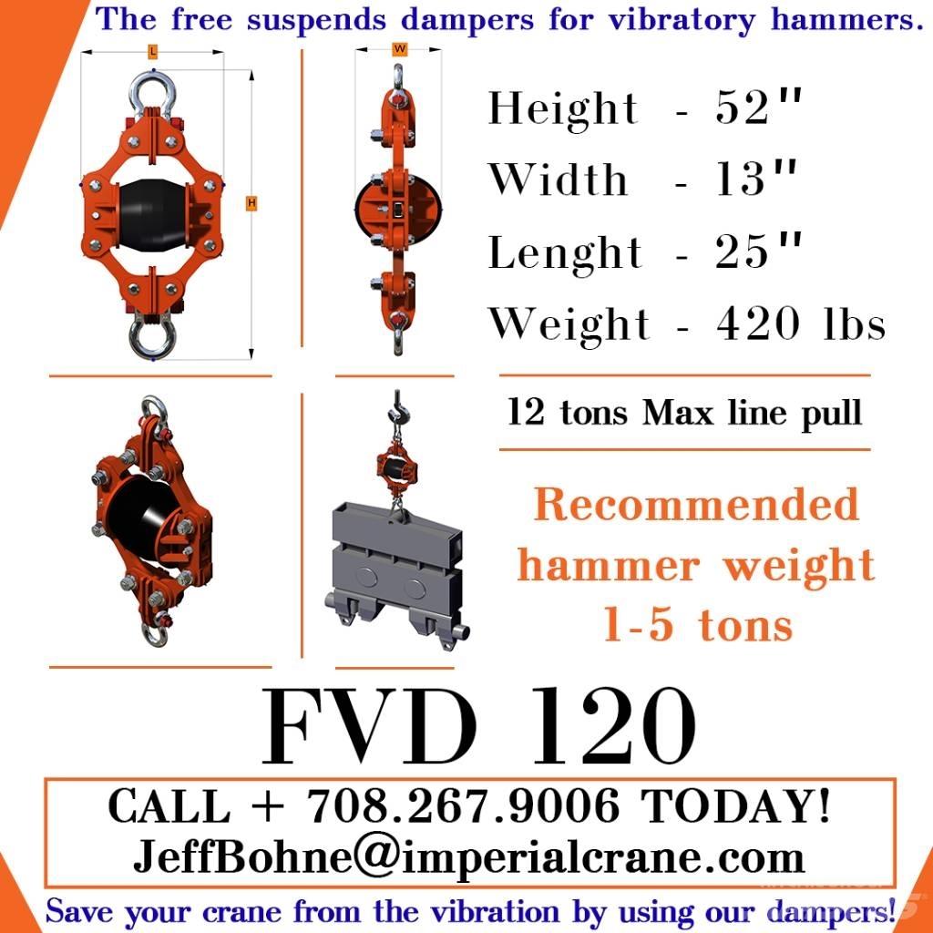  Finaros FVD 120 Ciocane hidraulice batut piloni