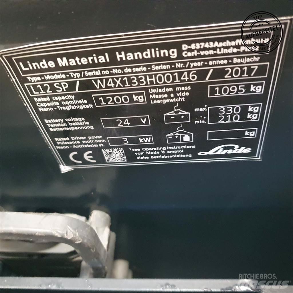 Linde L12SP Transpaleta manuala