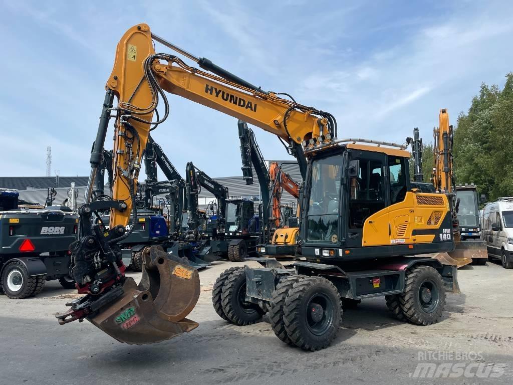 Hyundai HW140 Excavatoare cu roti