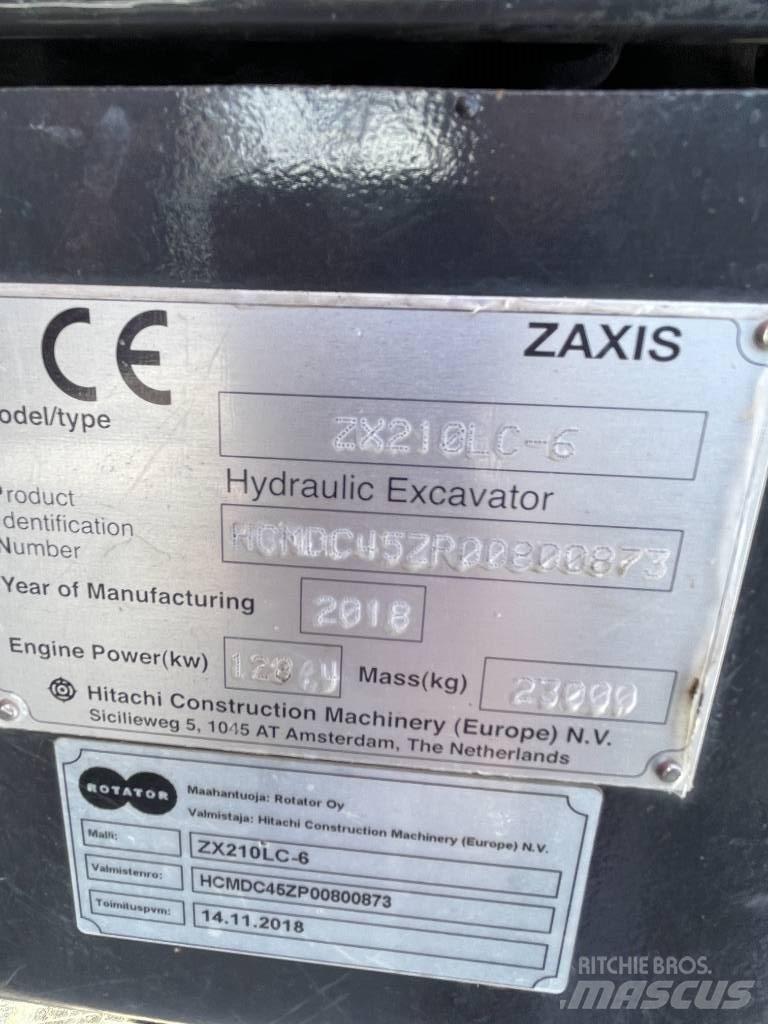 Hitachi ZX210LC-6 Excavatoare pe șenile
