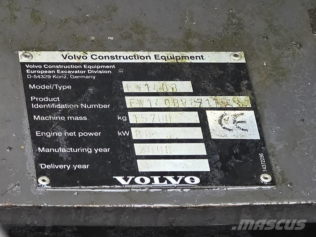 Volvo EW 140 B Excavatoare cu roti