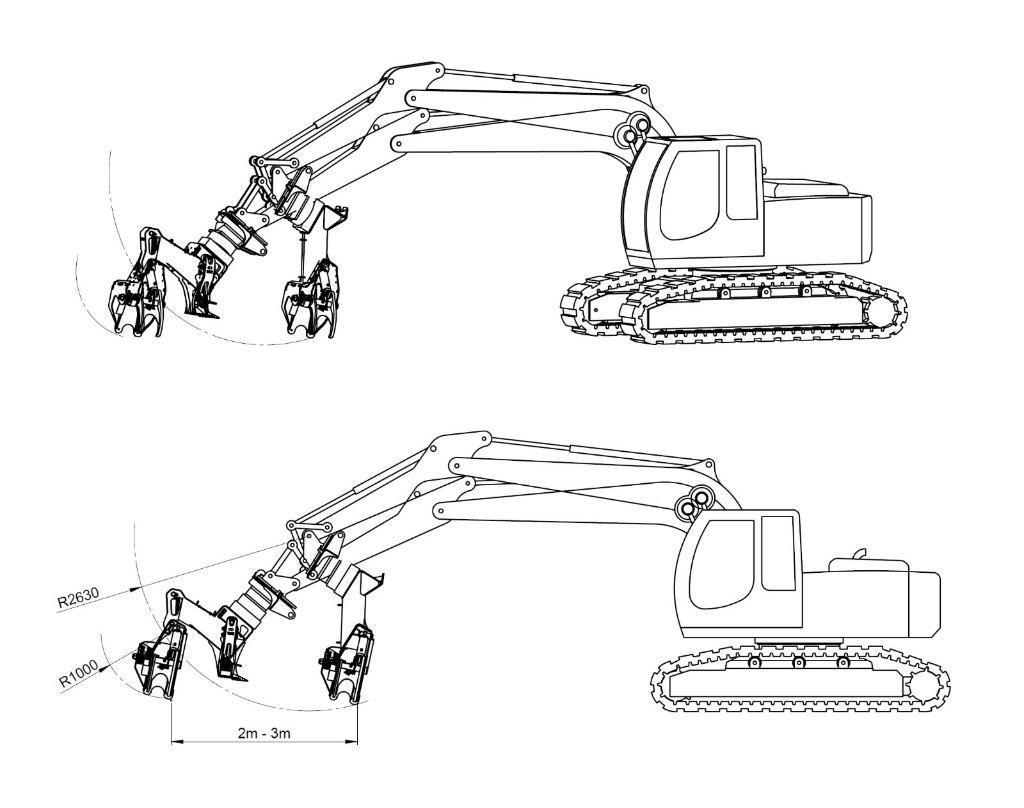 TMK 300 Combine forestiere