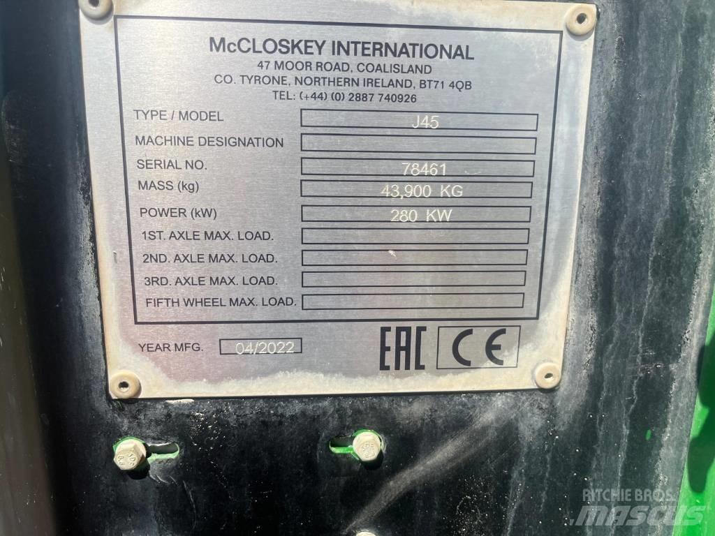 McCloskey J45 Concasoare mobile