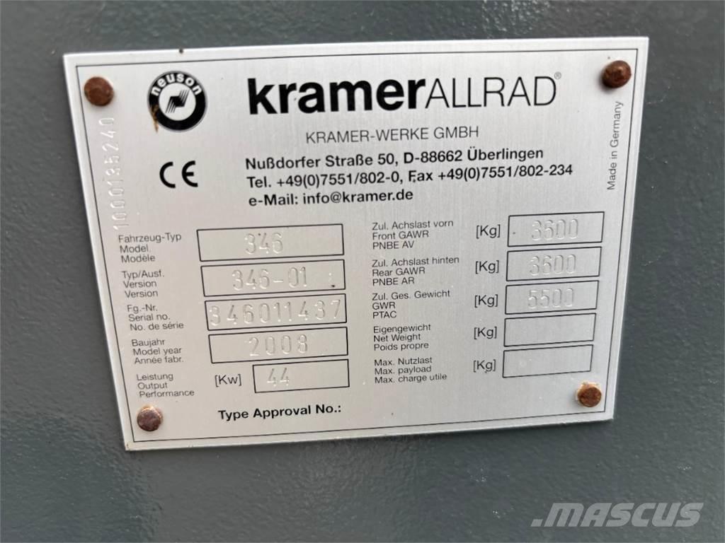 Kramer 750 Incarcator pe pneuri