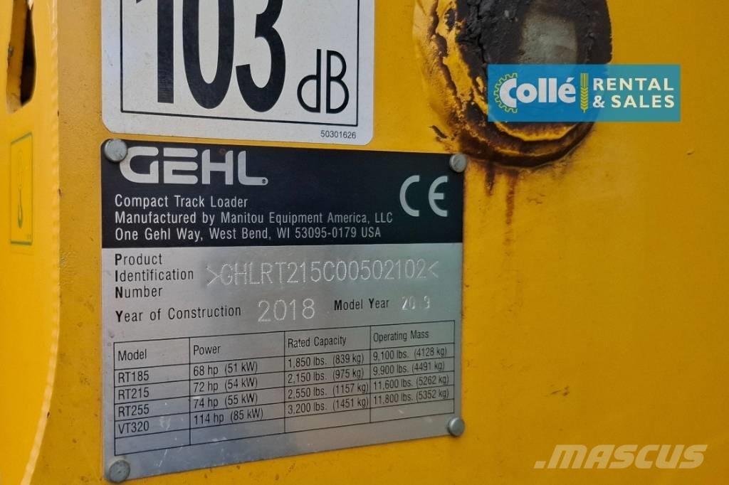 Gehl RT215 | 2018 Încarcatoare cu excavator
