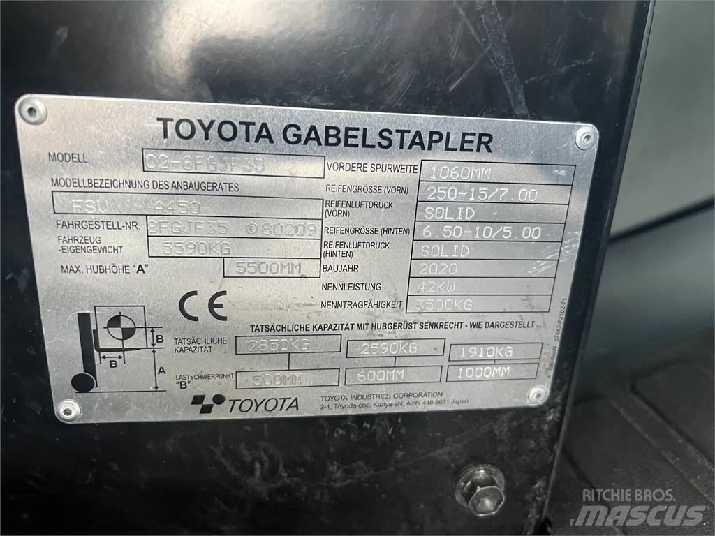 Toyota 8FGJF35 Stivuitor GPL