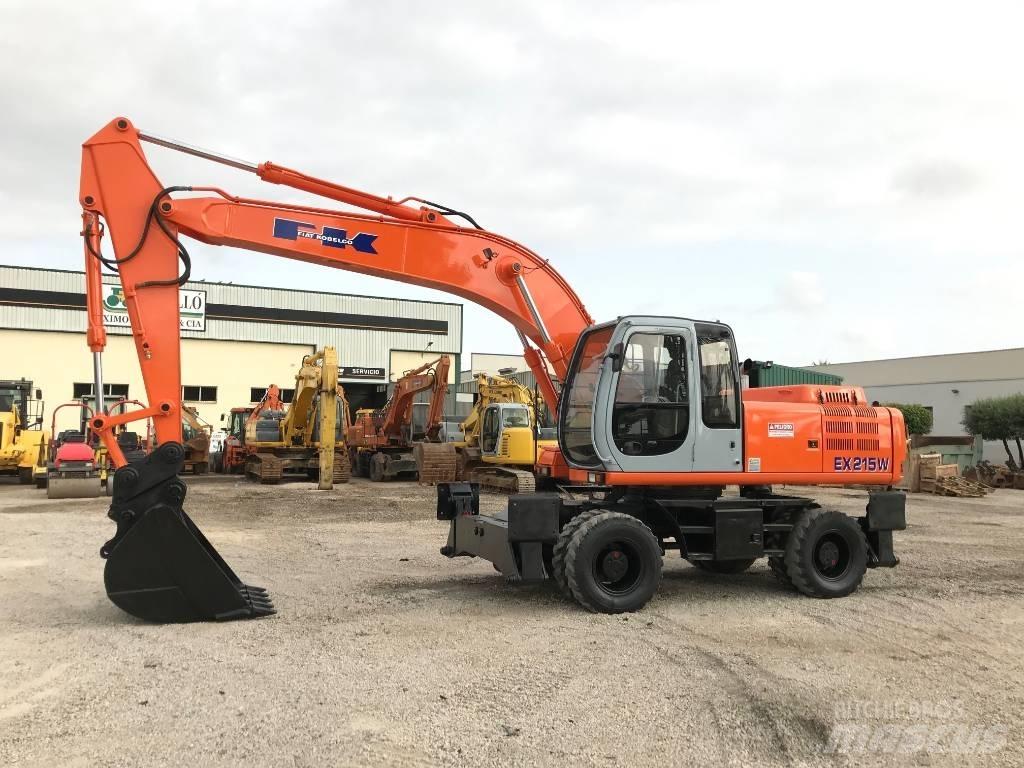 Fiat-Kobelco EX215W Excavatoare cu roti