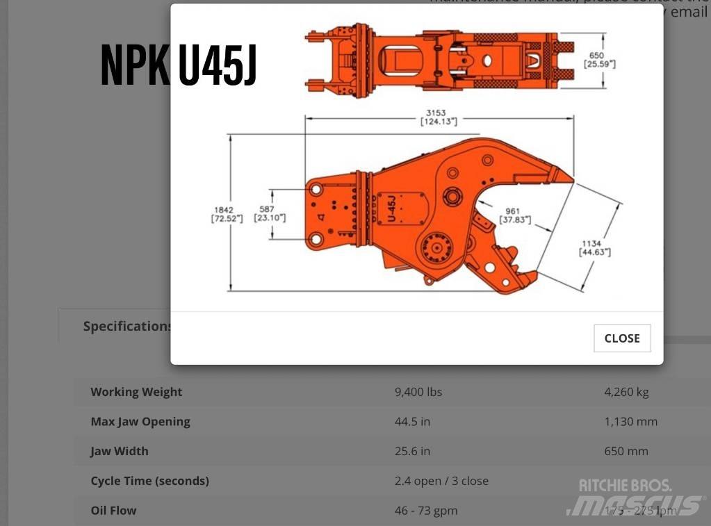 NPK U 45 JR Alte componente