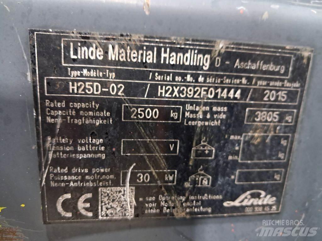 Linde H25D-02 Stivuitor diesel