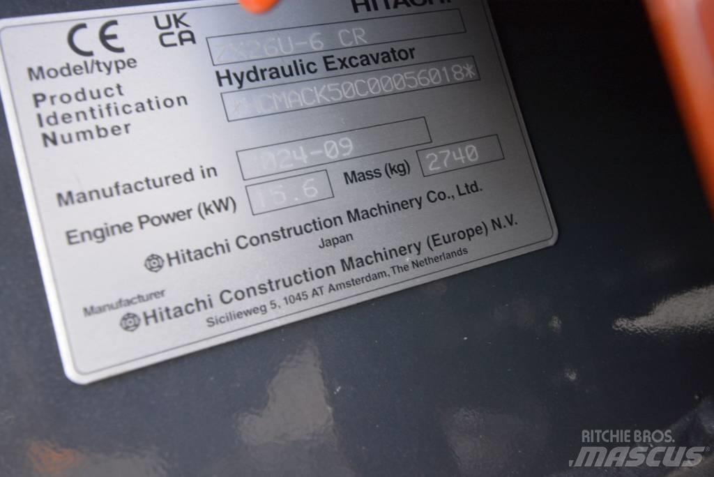 Hitachi ZX 26 U-6 Mini excavatoare < 7t