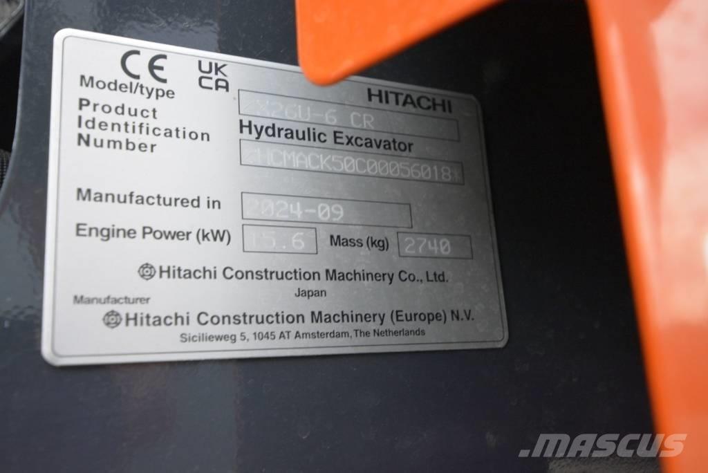 Hitachi ZX 26 U-6 Mini excavatoare < 7t