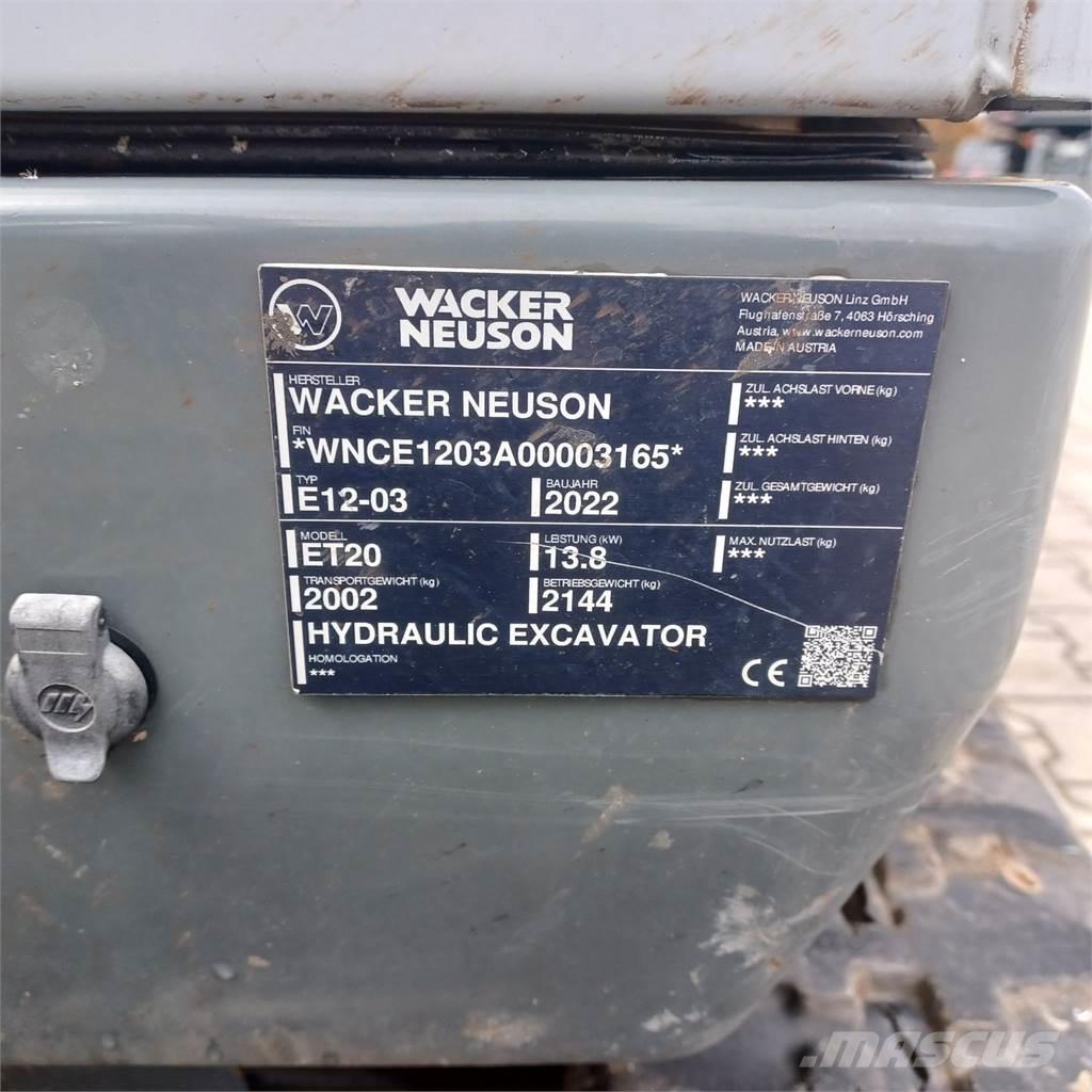 Wacker Neuson ET20 Excavatoare pe șenile
