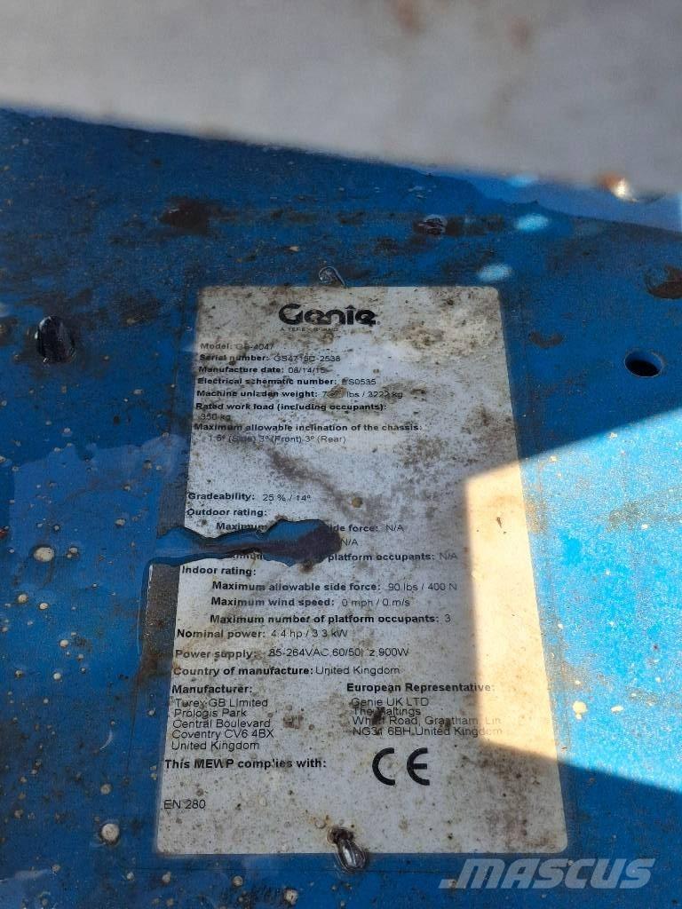 Genie GS4047 Platforme foarfeca