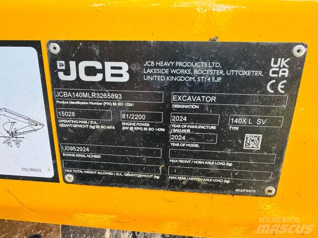 JCB 140 X Excavatoare pe șenile
