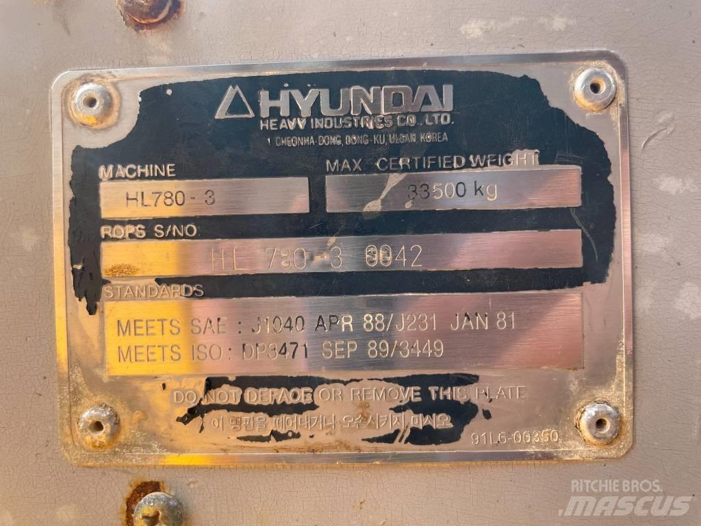 Hyundai HL 780-3 A Incarcator pe pneuri