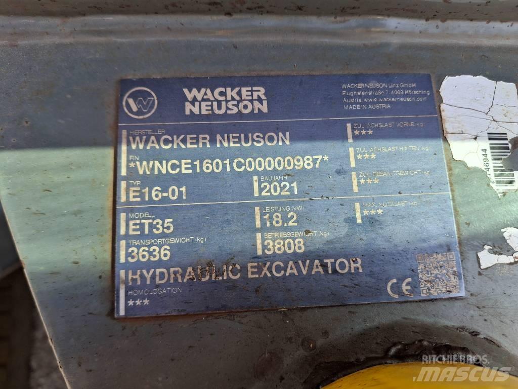 Wacker Neuson ET35 Excavatoare pe șenile
