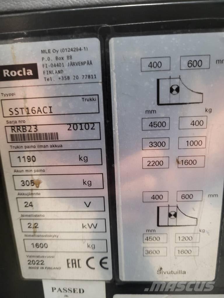 Rocla SST 16 ACI Transpaleti autopropulsanti