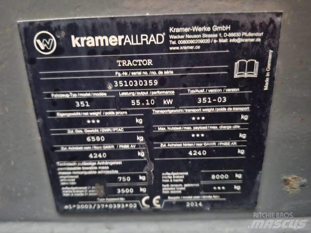 Kramer 580 Incarcator pe pneuri