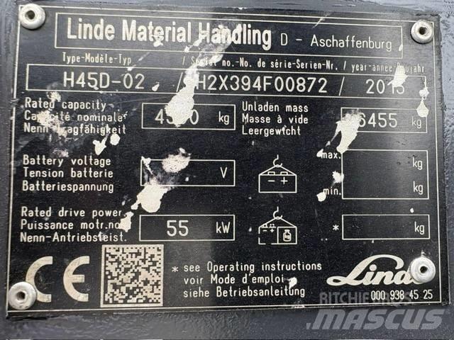 Linde H 45 D Stivuitor diesel