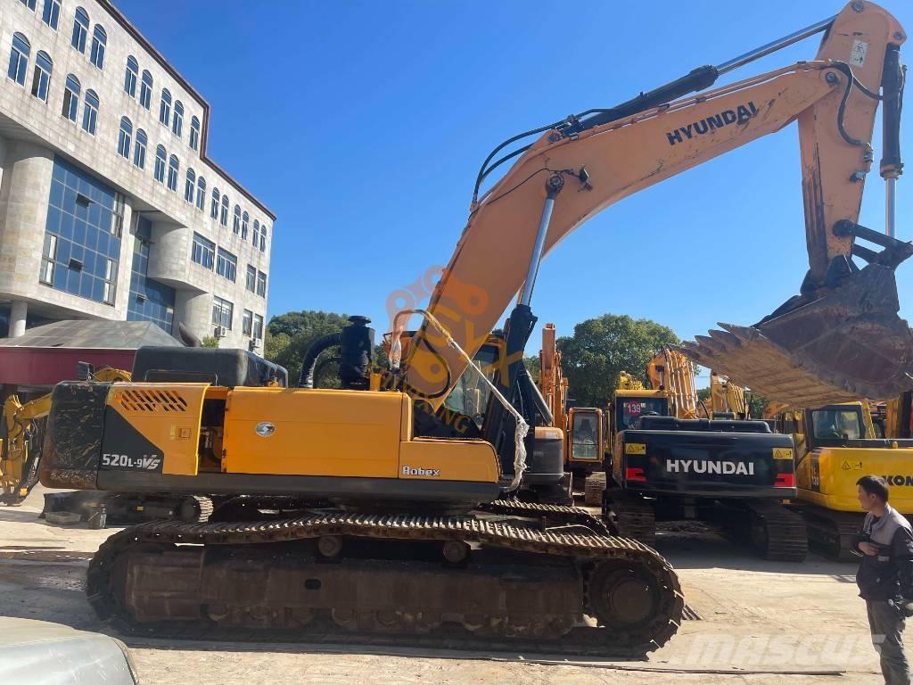Hyundai Robex 520 VS Excavatoare pe șenile
