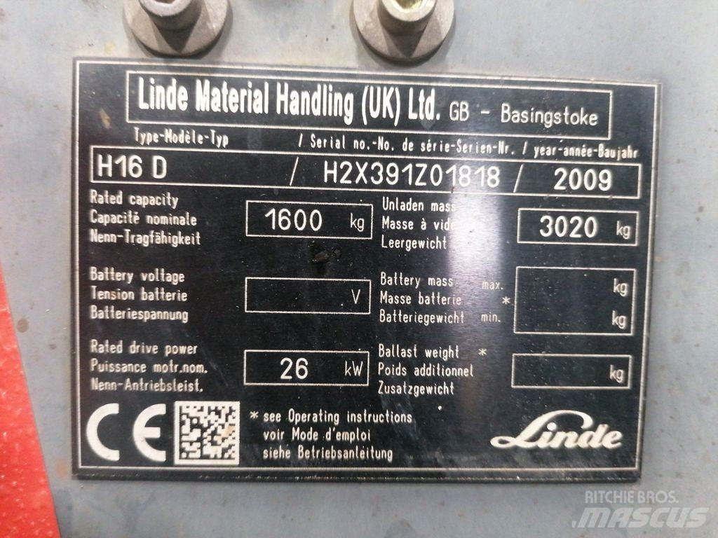 Linde H16D Stivuitor diesel
