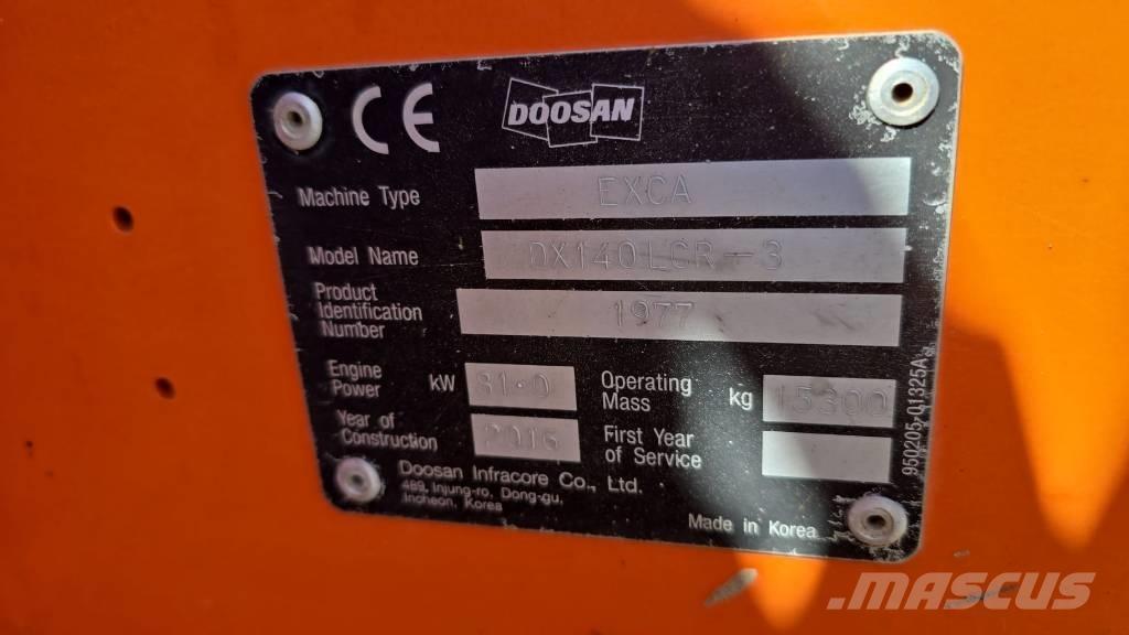Doosan DX 140 LCR-3 Excavatoare pe șenile
