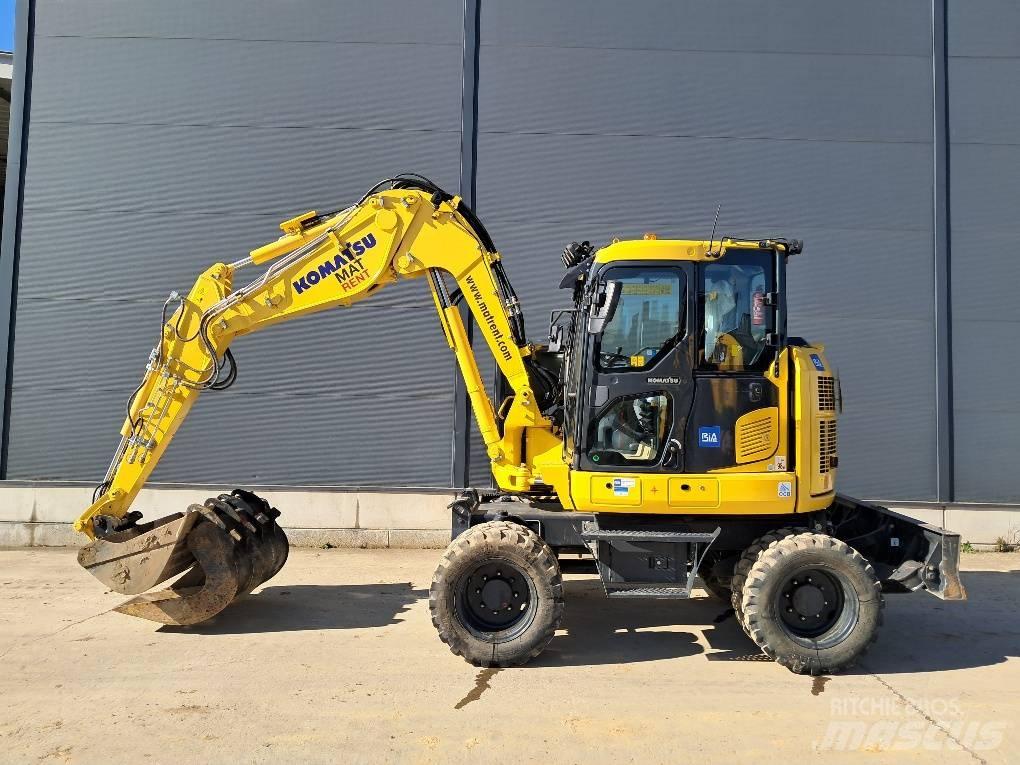 Komatsu PW98MR-11E0 Excavatoare cu roti