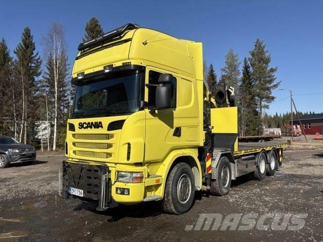 Scania R164G 8*4 Camioane cu macara