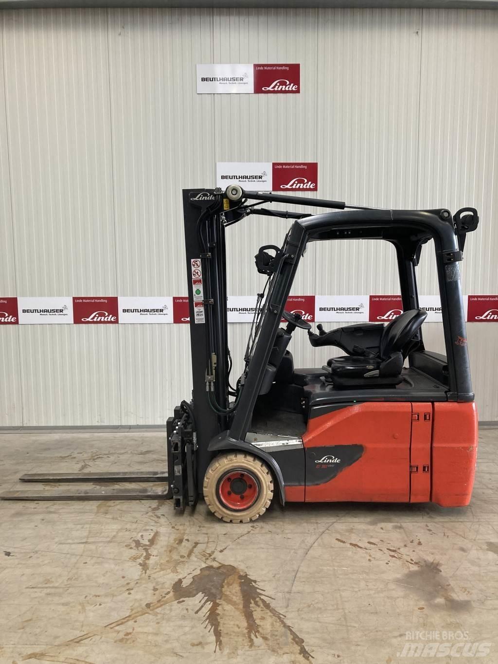 Linde E18 Stivuitor electric